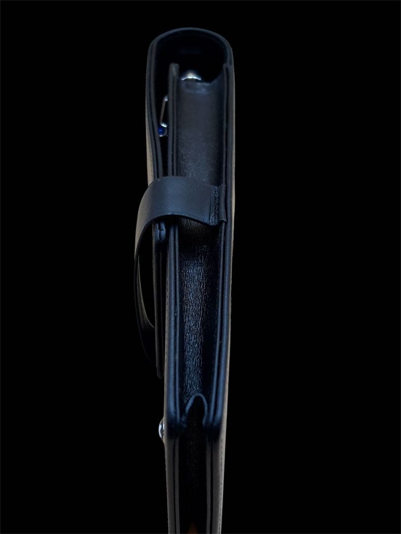 MONTBLANCモンブラン黒のレザーペンケース3本用