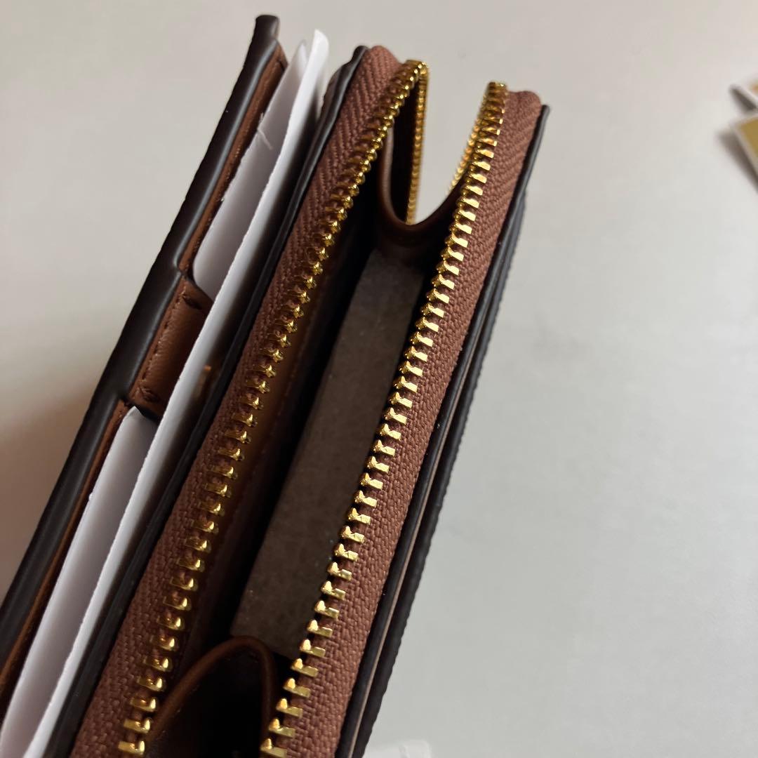 MICHEAL KORS マイケルコース 折り財布 ジップ チャーム ウォレット