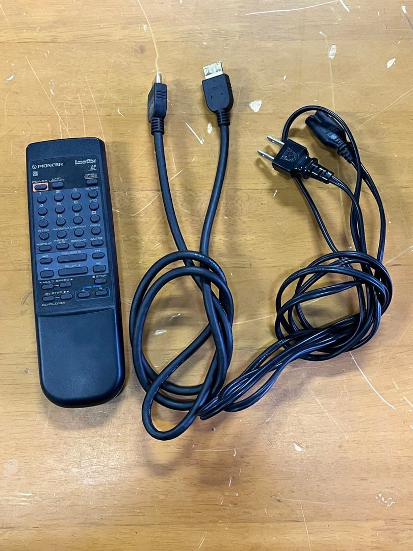 Pioneer CLD-R5 LDプレーヤー レーザーディスク リモコン・取説付
