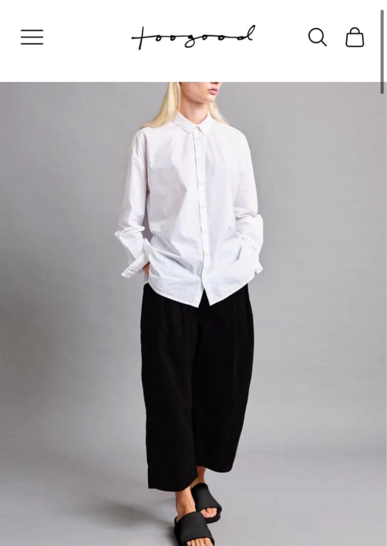 toogood トゥーグッドETCHER TROUSER ブラック Sサイズ