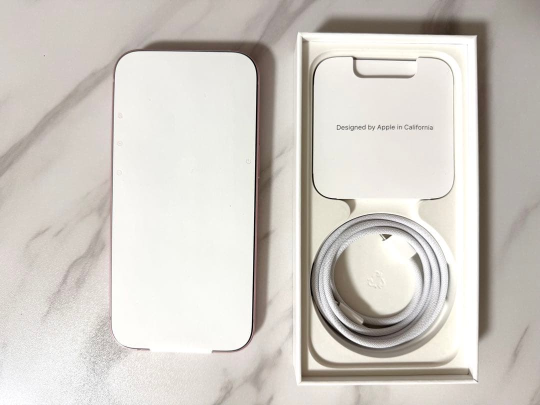 【美品】iPhone 15 Pink 128GB SIMフリー ケース付き