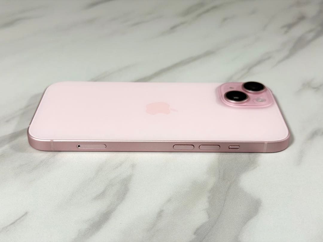 【美品】iPhone 15 Pink 128GB SIMフリー ケース付き