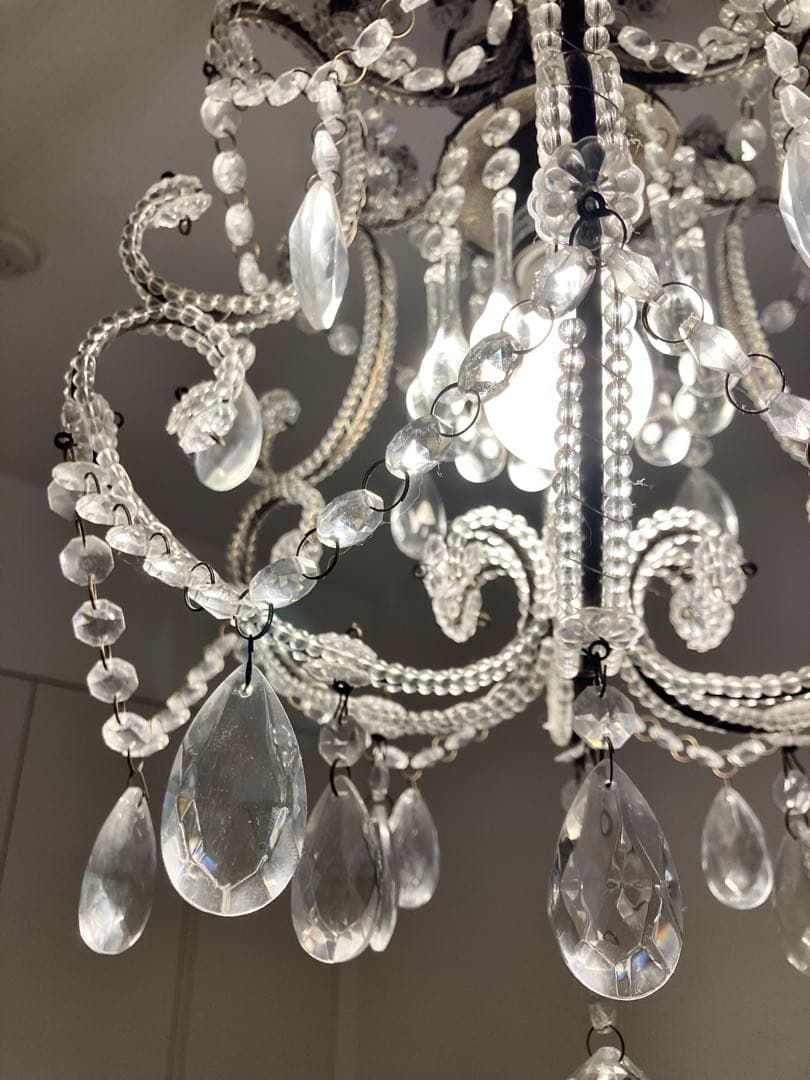 【専用】サラグレース シャンデリア 1灯Juliaシャビーグレー LED