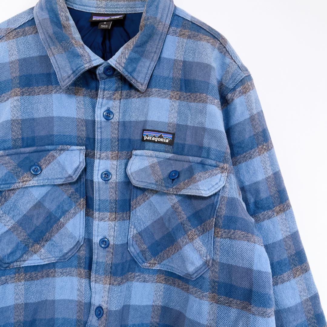 パタゴニア インサレーテッドフィヨルドフランネルジャケット (M) チェック柄