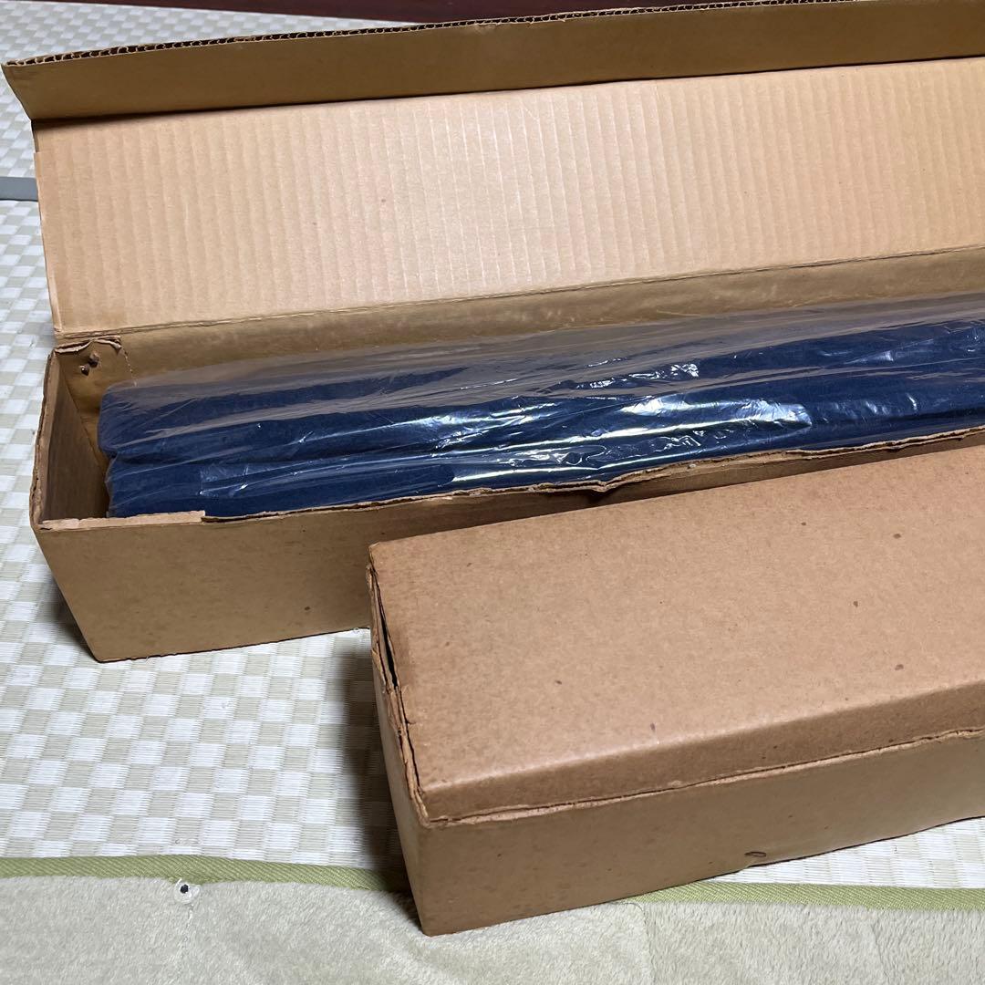 毛氈 ウール100% 濃紺 茶道具 約188cm x 94cm 2枚セット