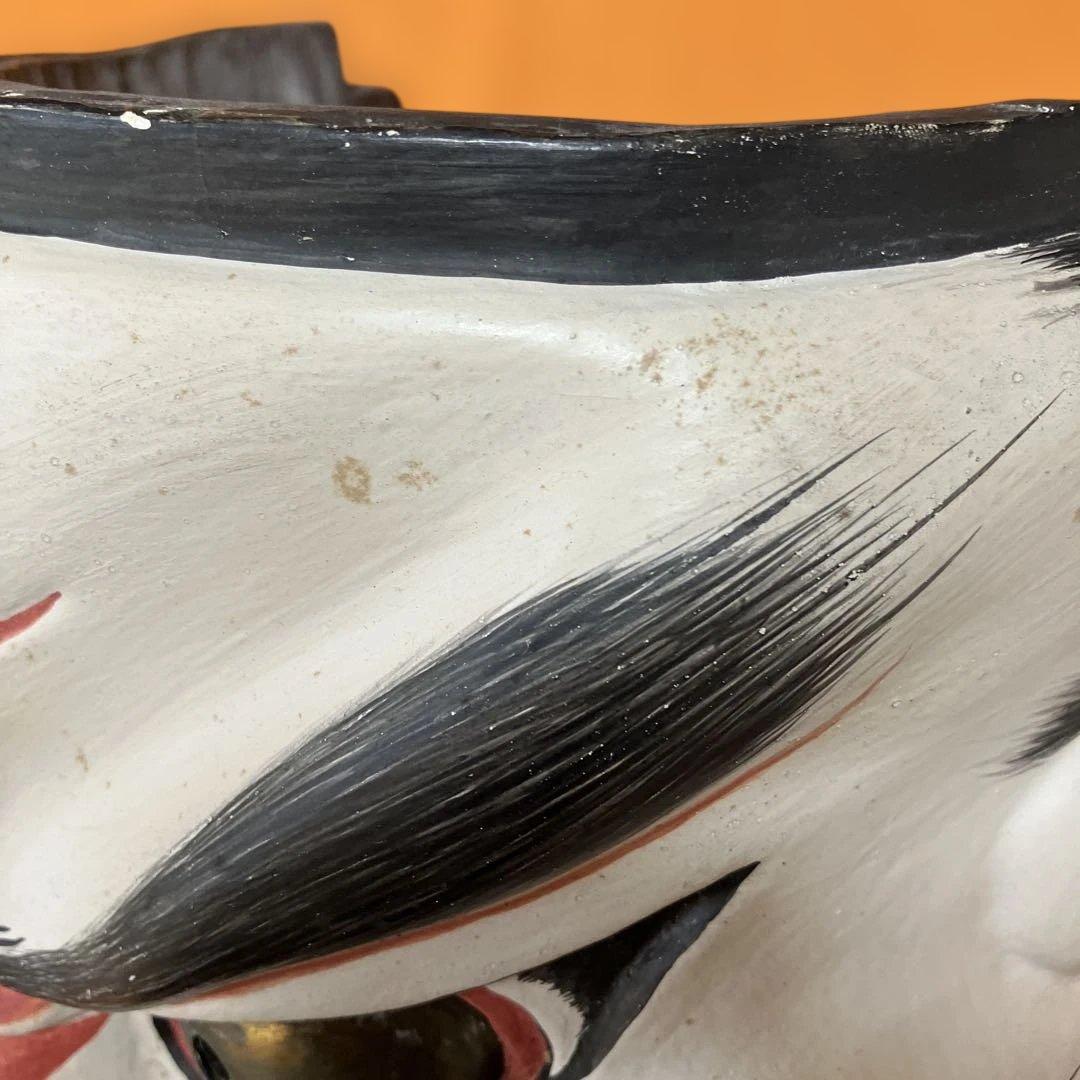 能面　大悪見　おおべしみ　手彫り　木彫り