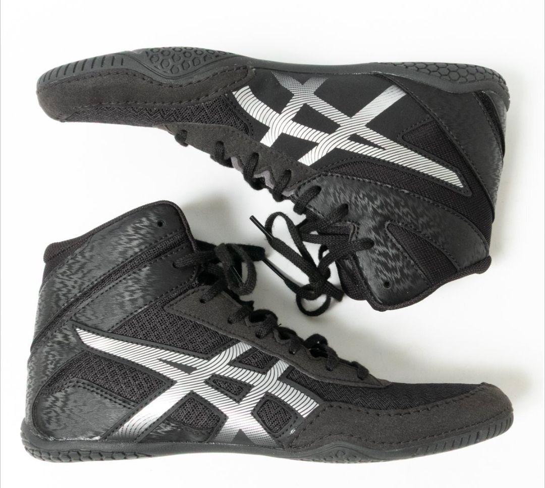 美品！アシックス MATCONTROL 3 レスリングシューズ ブラック 26