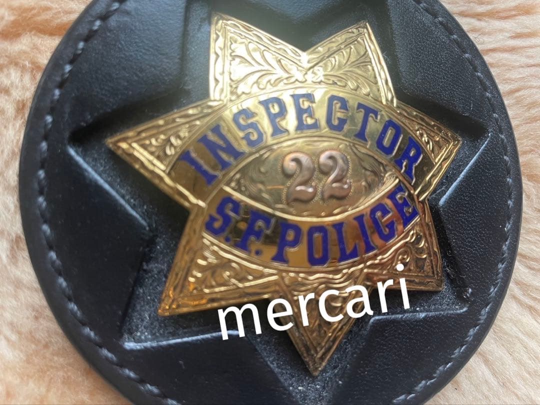 ナッシュコンプ2012 実物メーカー製 SFPD INSPECTORバッジセット