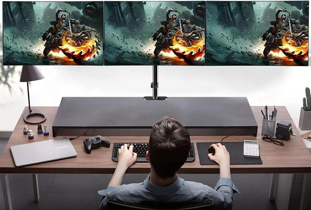 三画面モニターアーム PC モニター アーム