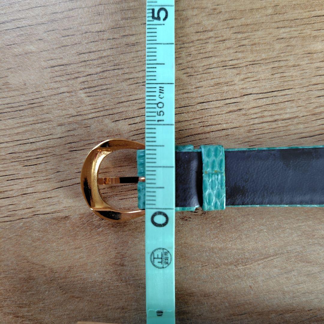 【希少】Tiffany & Co. ティファニーブルー ウォッチベルト　リザード