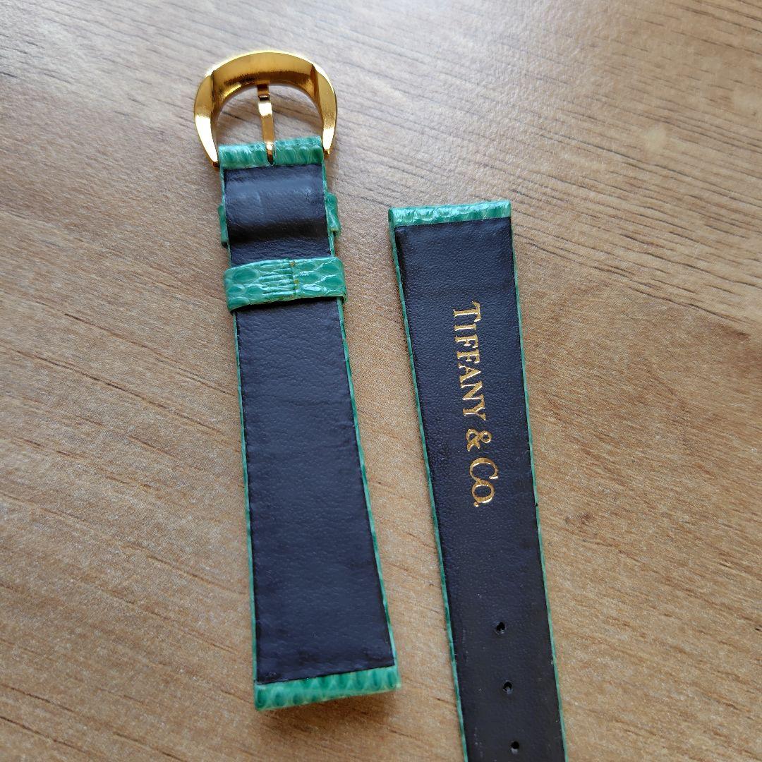 【希少】Tiffany & Co. ティファニーブルー ウォッチベルト　リザード