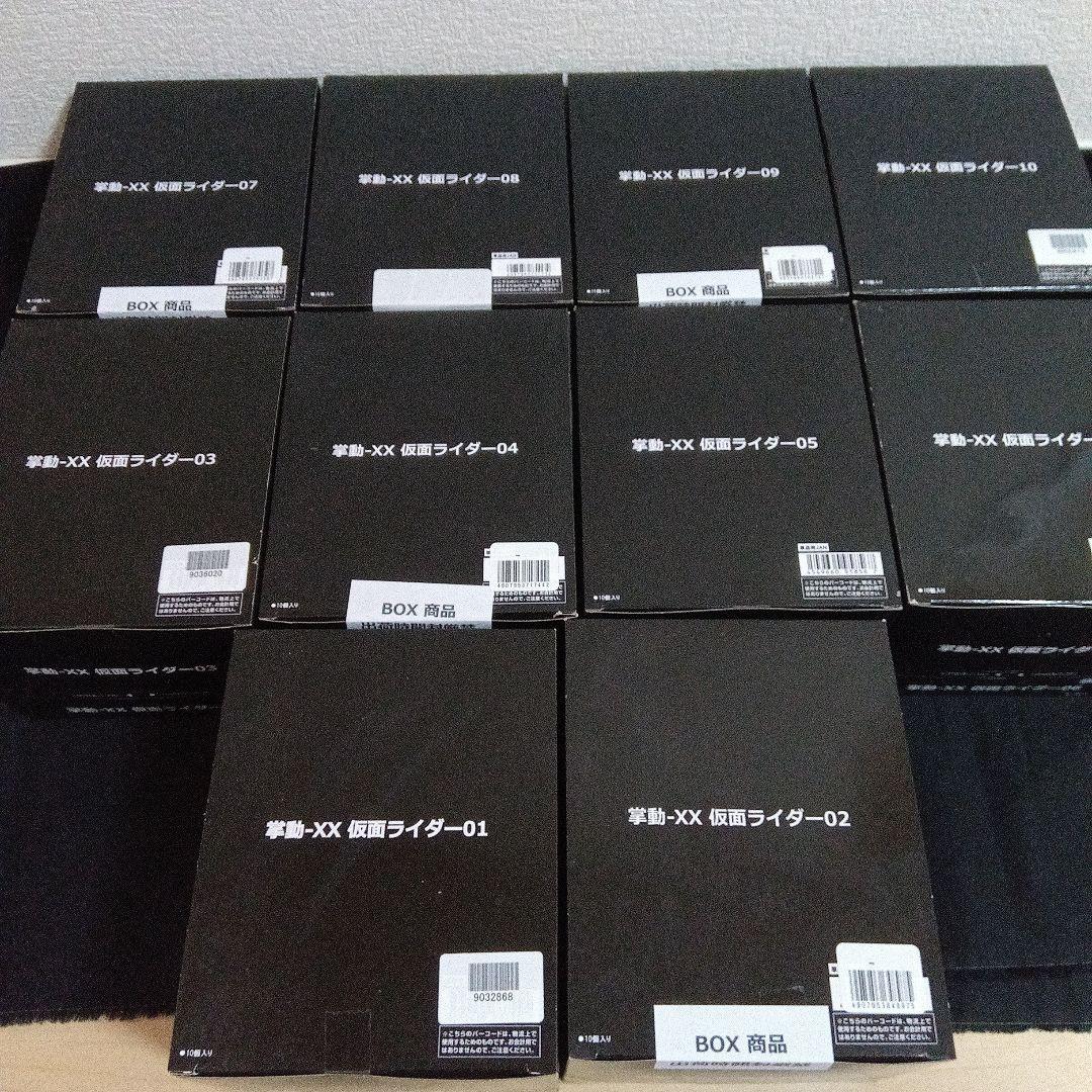 掌動−XX 仮面ライダー01〜10セット