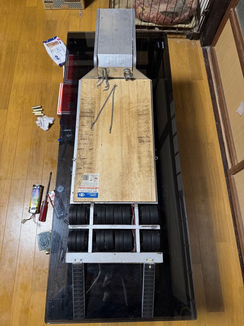 ラジコン　重トレ　16輪台車