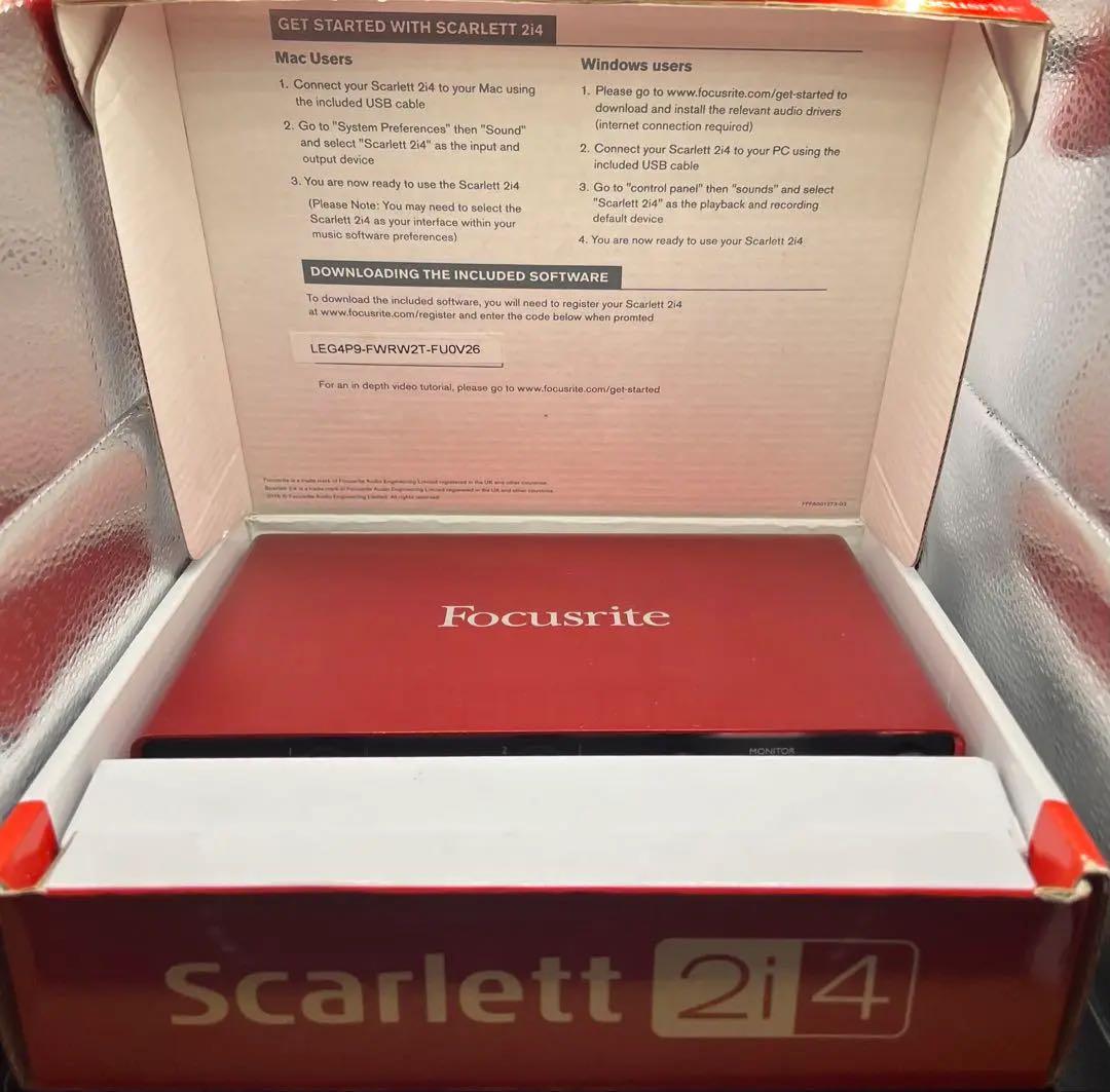 DJ機材 Ficusrite Scarlett 2i4 Gen2