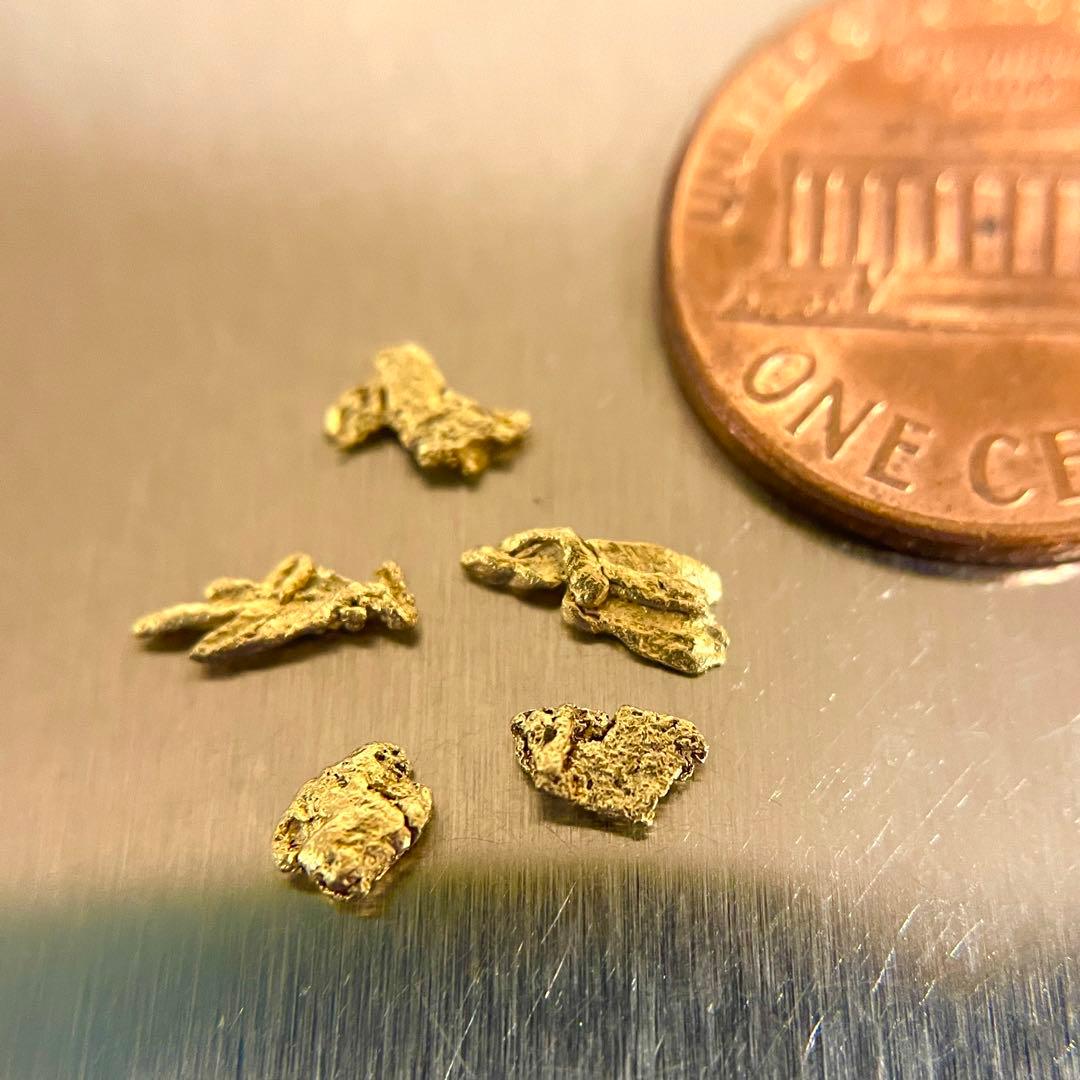 自然金 Gold Nuggets Colorado 0.5g A