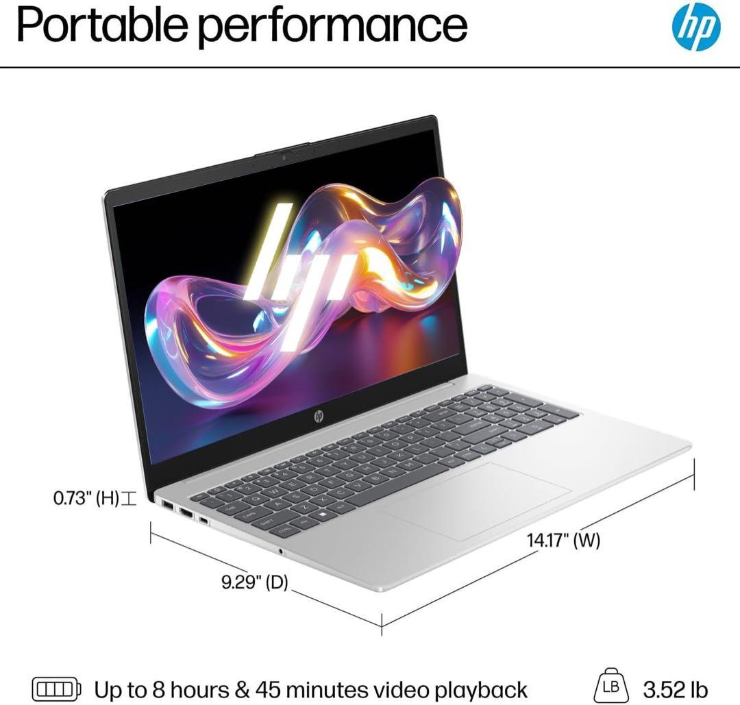HP 15.6インチ タッチスクリーン ノートパソコン | 10コア