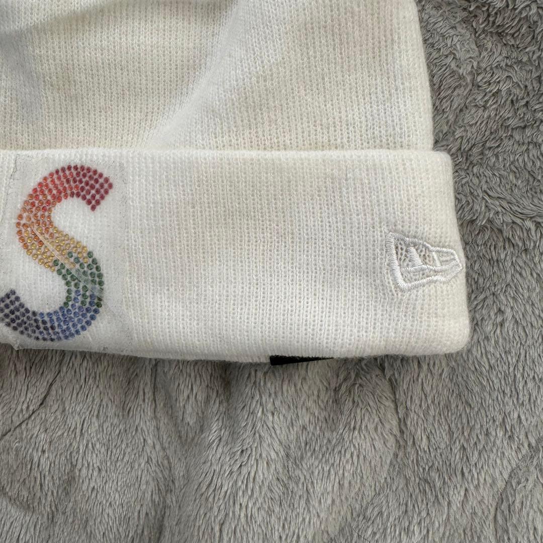 新品 supreme ニット帽 スワロフスキー
