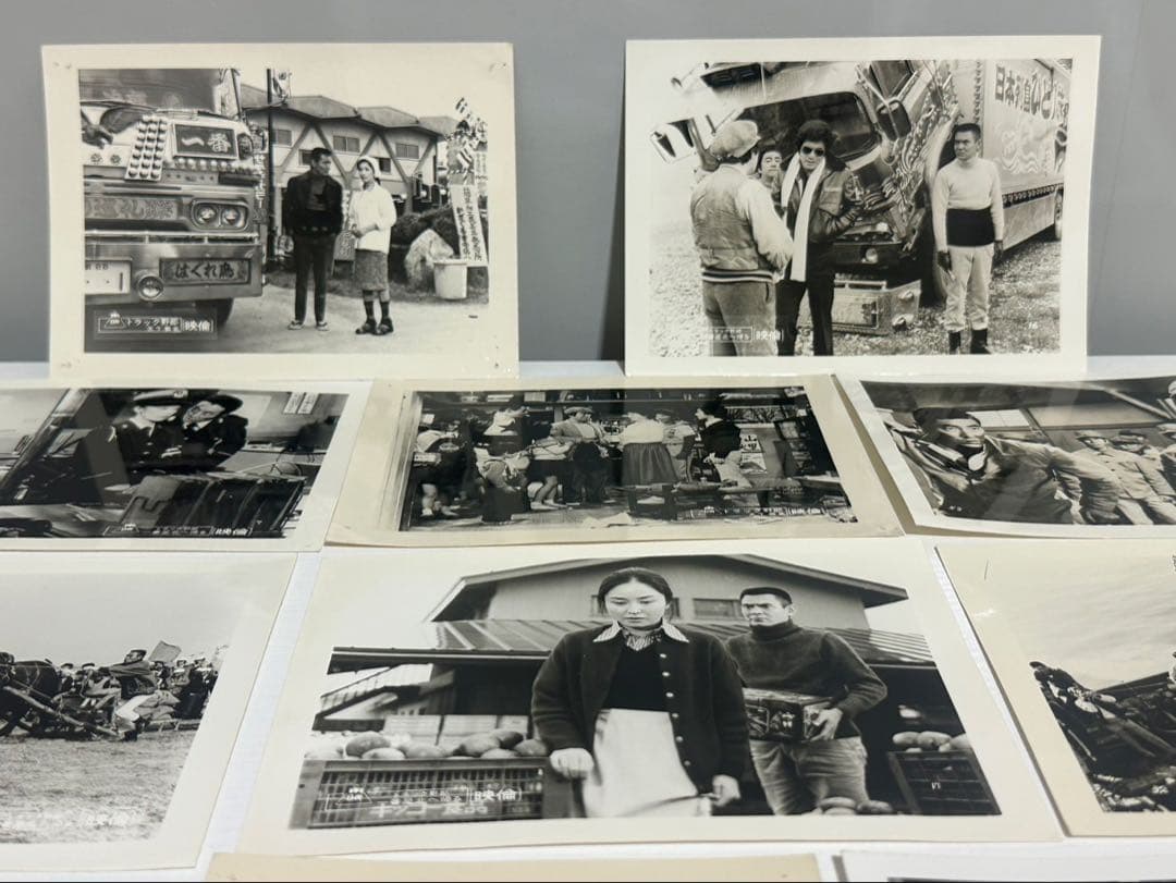 ゆうた様リクエスト2点「トラック野郎」等映画写真 12枚セット＋チラシ3枚セット