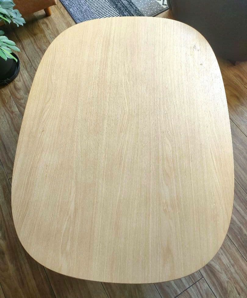 無印良品　楕円こたつ　ローテーブル　小