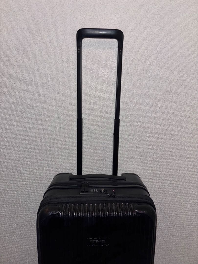 【希少】マスターピース キャリーケース 迷彩 ストッパー付 機内持込可 美品