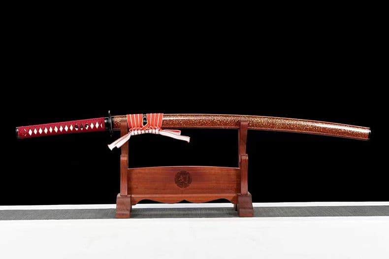 1067-武具 刀装具 日本刀　模造刀 居合刀 武士道 武蔵 鑑賞用 手鍛造打