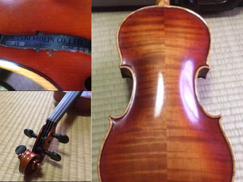 (郁ちゃん様仮専用) スズキ バイオリン NO18【修理済み】