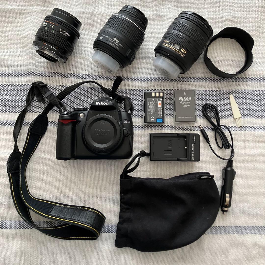 Nikon D5000 セット売りのみ　バラ売り不可　月末まで出品