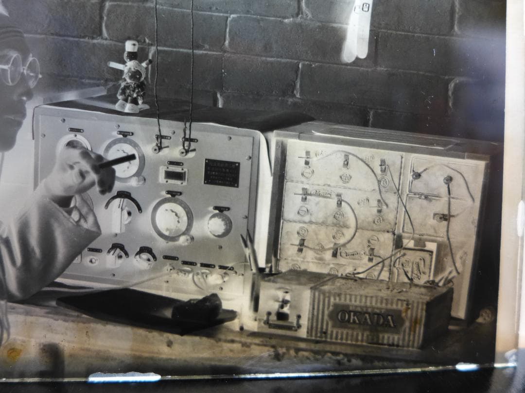 珍品　時代物　戦前　上海事変頃？陸軍　新野部隊通信員？　ガラス乾板3点　ネガ