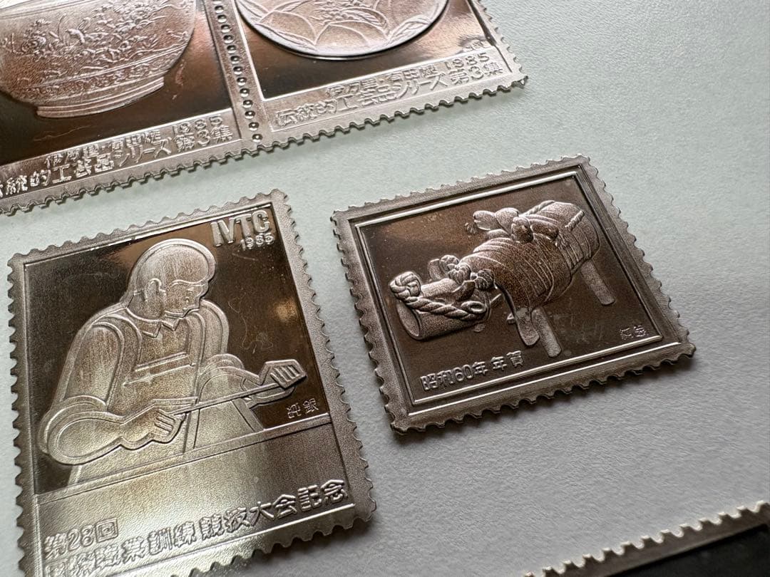 【純度保証】松本徽章工業　純銀　金属工芸品　まとめて34.61g 激安出品