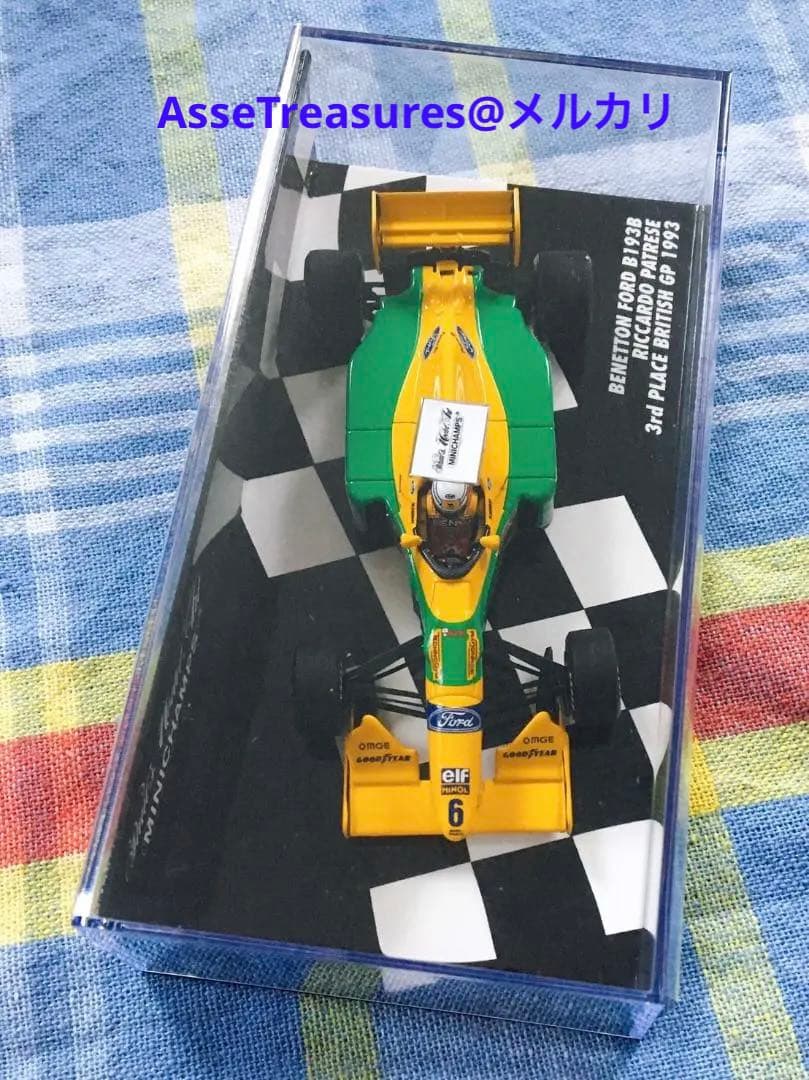 ミニチャンプス 1/43 ベネトン・フォード B193B パトレーゼ /200