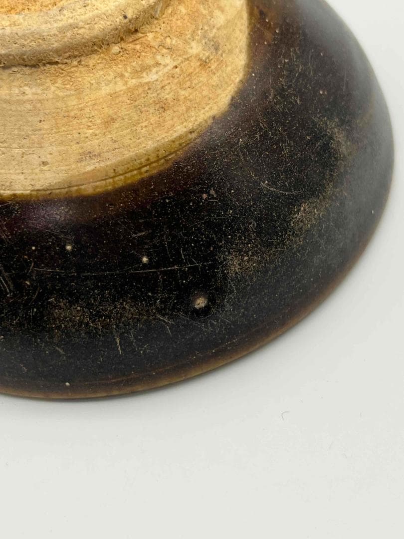 小米栗子　南宋時代　禾目天目茶碗　建窯茶盞 【旧家蔵出し】 (D-50)