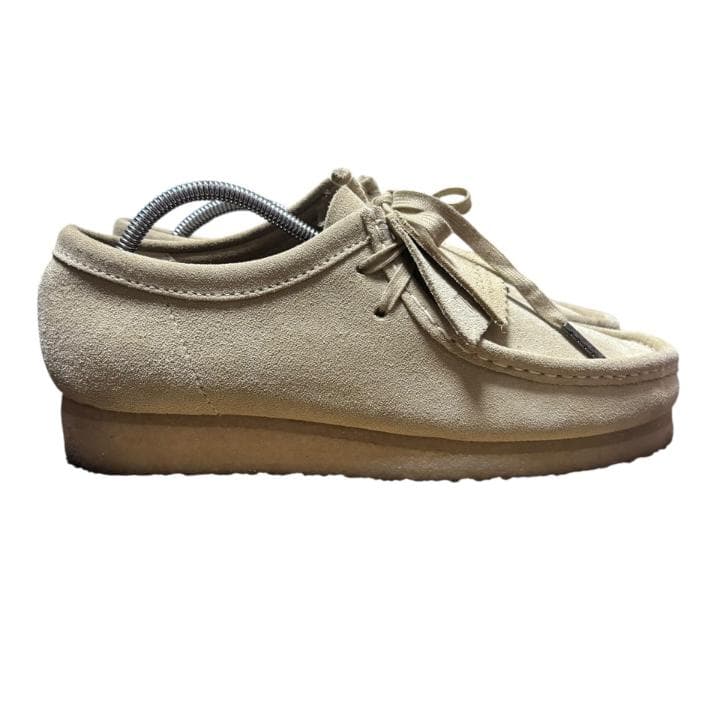 箱あり CLARKS ORIGINALS クラークス ワラビー ベージュモカシン