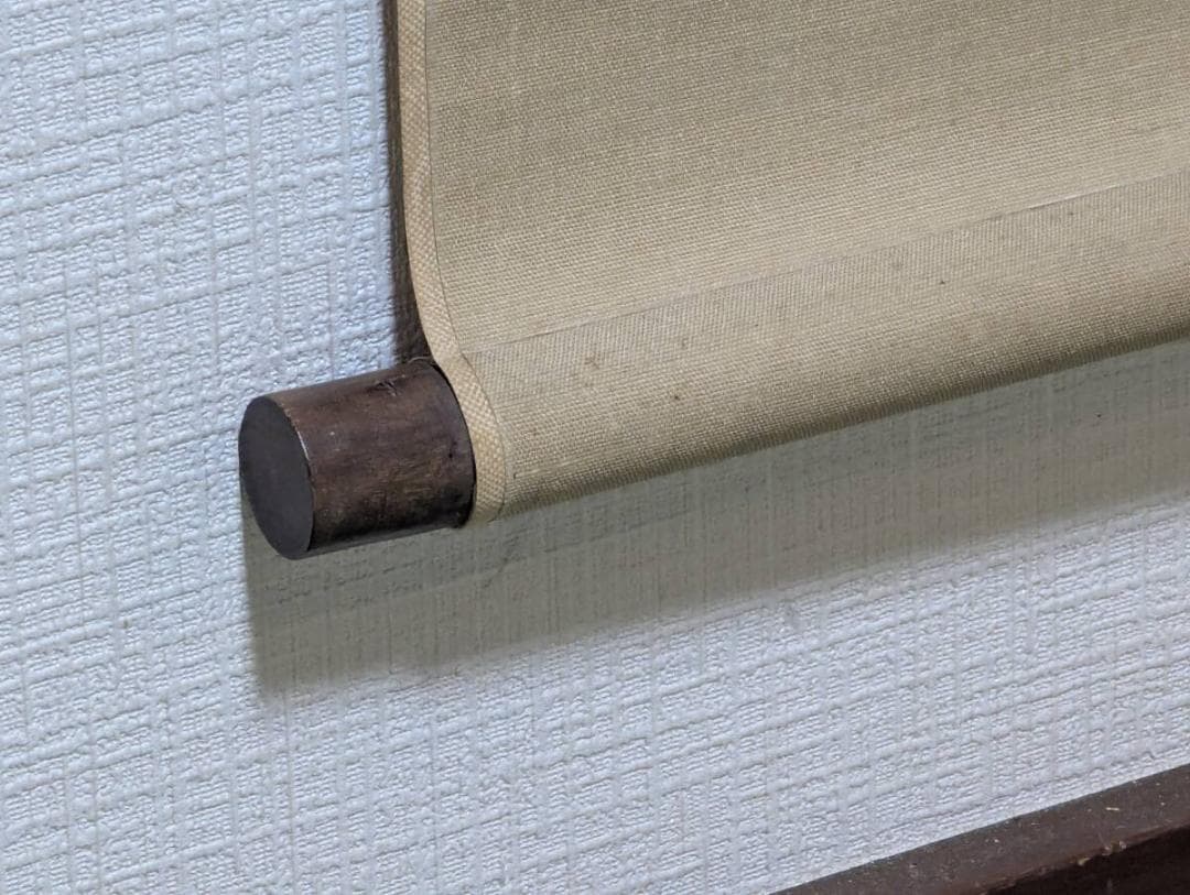 【真作】掛軸　墨蘭図　気品ある蘭の水墨画　静謐な気韻　高潔を描いた蘭図　T15