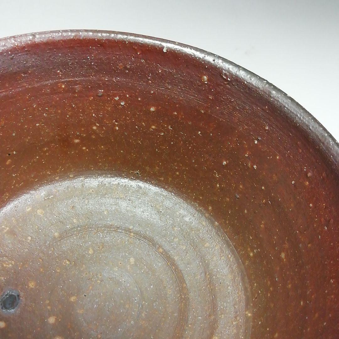 Ｓ４４６　茶碗　『備前焼』『永末隆平作』　共箱　抹茶碗　茶道具