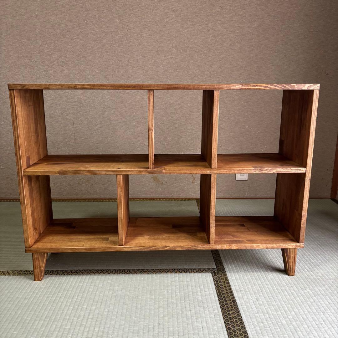 ハンドメイド　脚付きオープンシェルフ　オーダー受け付けます