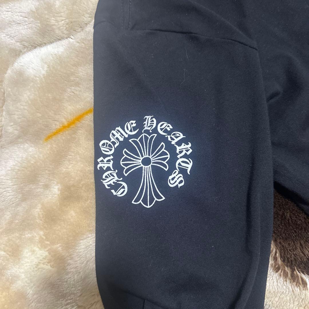 CHROME HEARTS ホワイトブラック ロングTシャツ