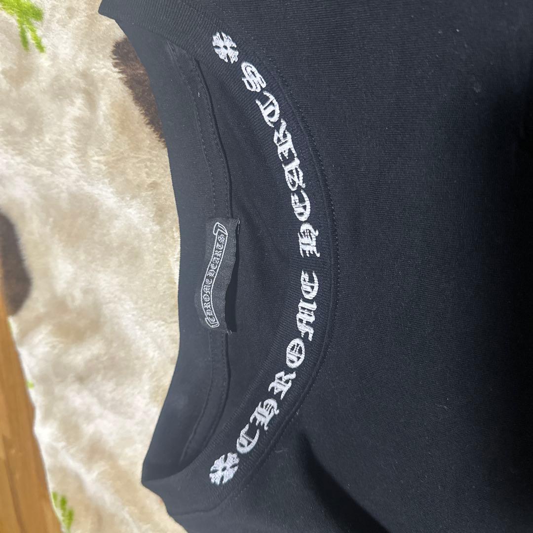 CHROME HEARTS ホワイトブラック ロングTシャツ