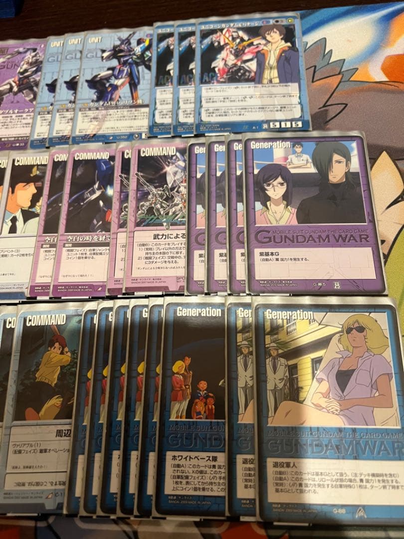 ガンダムウォー 青紫 ダブルオーライザー デッキ