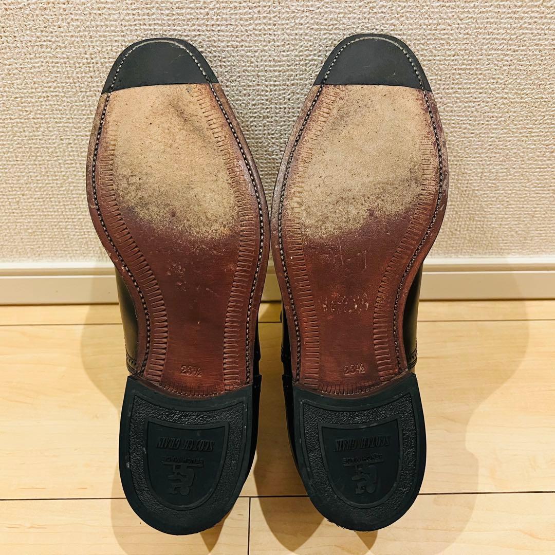 【極美品】スコッチグレイン セミブローグ パンチドキャップトゥ F-920