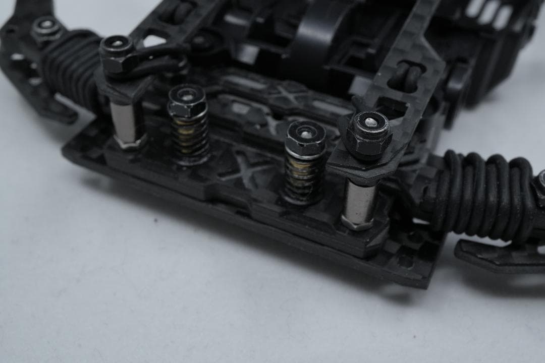 ミニ四駆　CNC精密加工　MSフレキ＋ATアンカーバンパーセット 黒