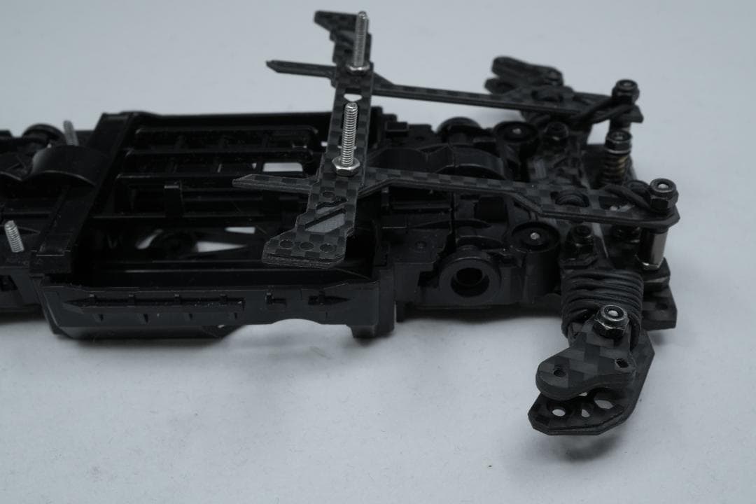 ミニ四駆　CNC精密加工　MSフレキ＋ATアンカーバンパーセット 黒