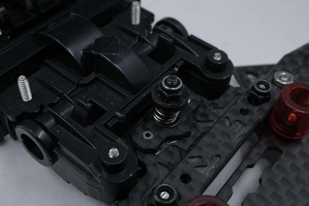 ミニ四駆　CNC精密加工　MSフレキ＋ATアンカーバンパーセット 黒