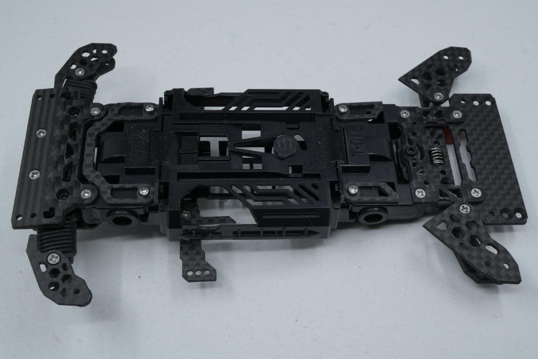 ミニ四駆　CNC精密加工　MSフレキ＋ATアンカーバンパーセット 黒