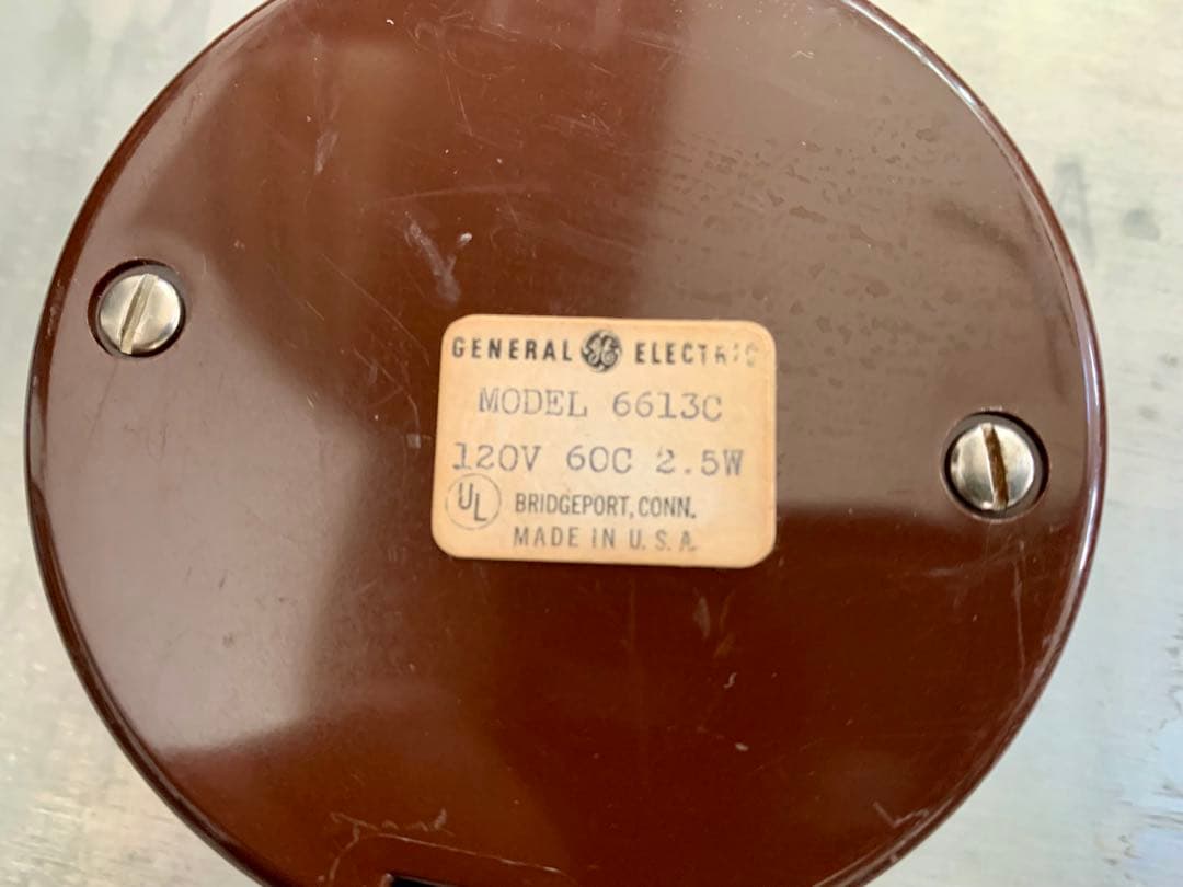 ビンテージクロック GE製 ミッドセンチュリー