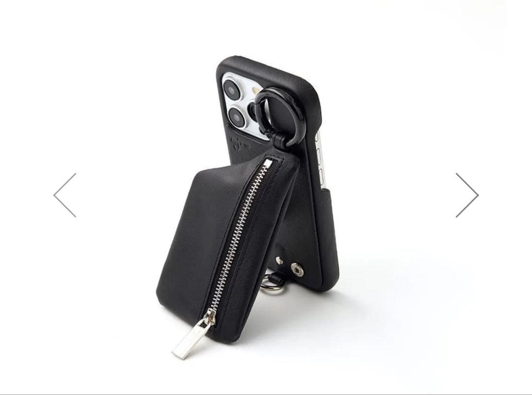 ajew エジュー pureblack ブラックiPhone 15Pro