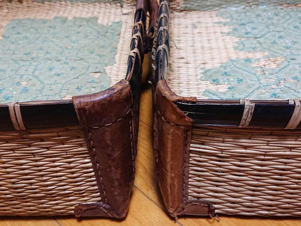 【珍】　★ 柳編み トランクケース ★　籠 カゴ 収納かご バスケット　古民具