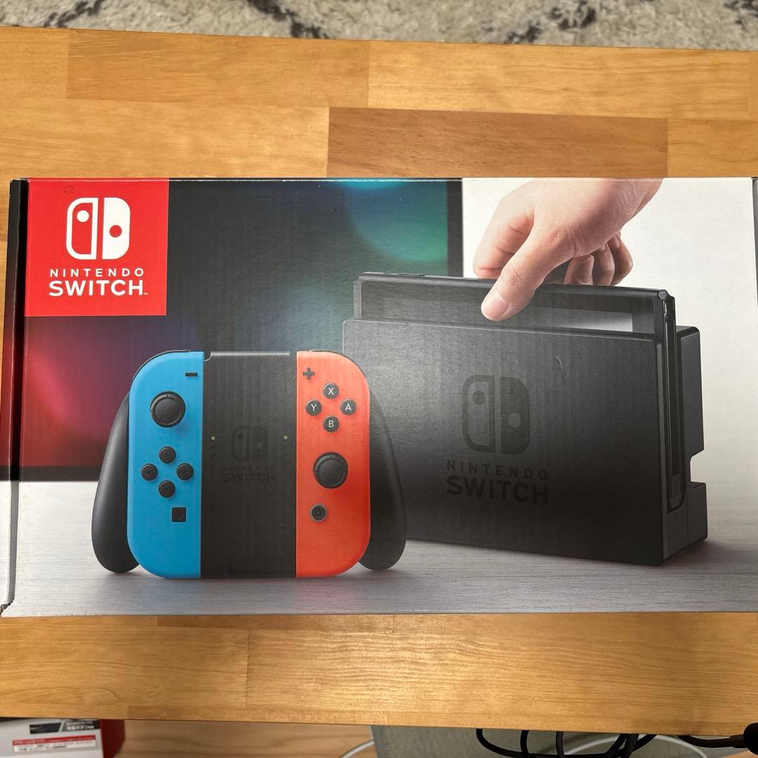 Nintendo Switch 本体 青/赤　コントローラー各種付き