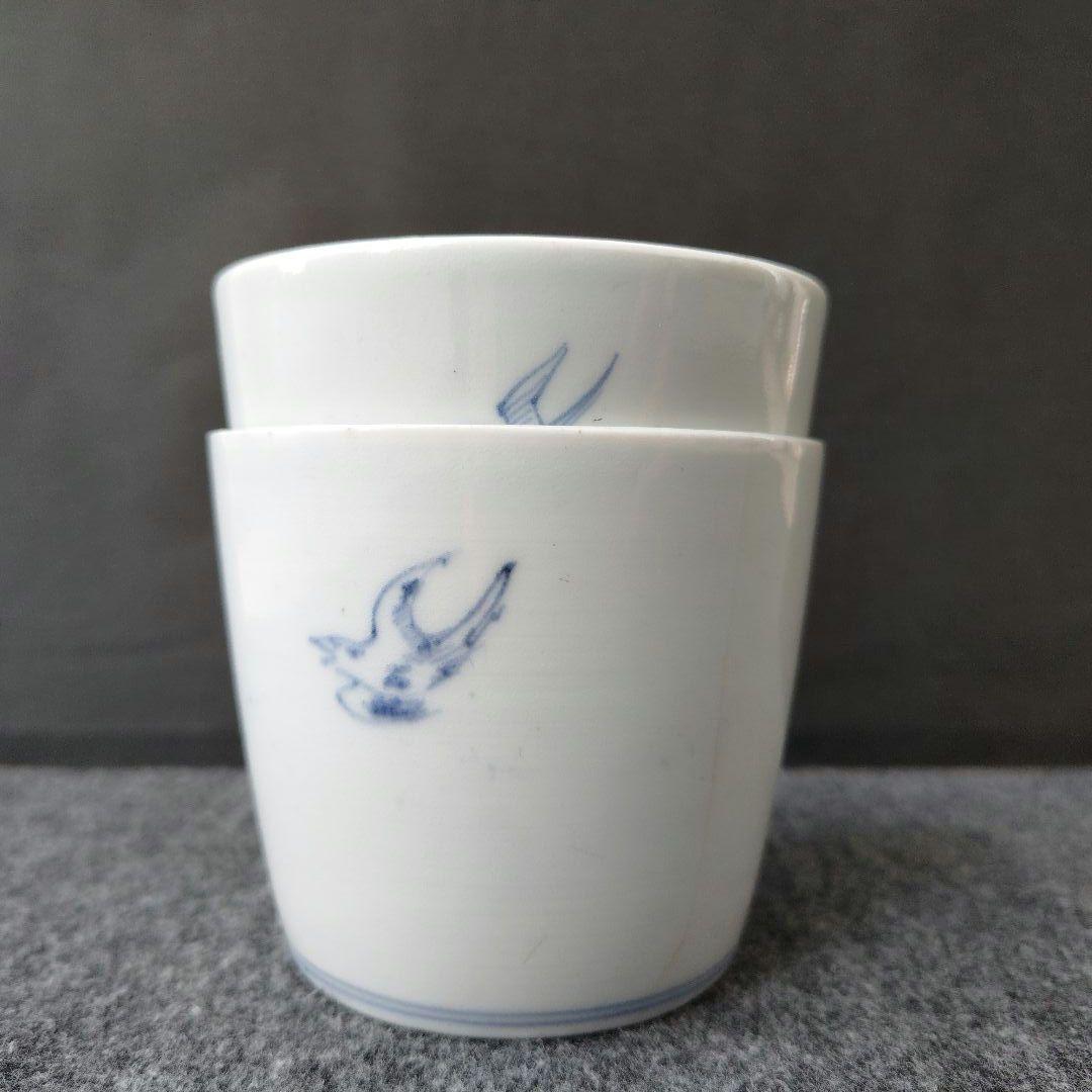 古伊万里 染付 蕎麦猪口 梅 紫陽花 花鳥文 雲龍文 肥前 骨董 江戸期