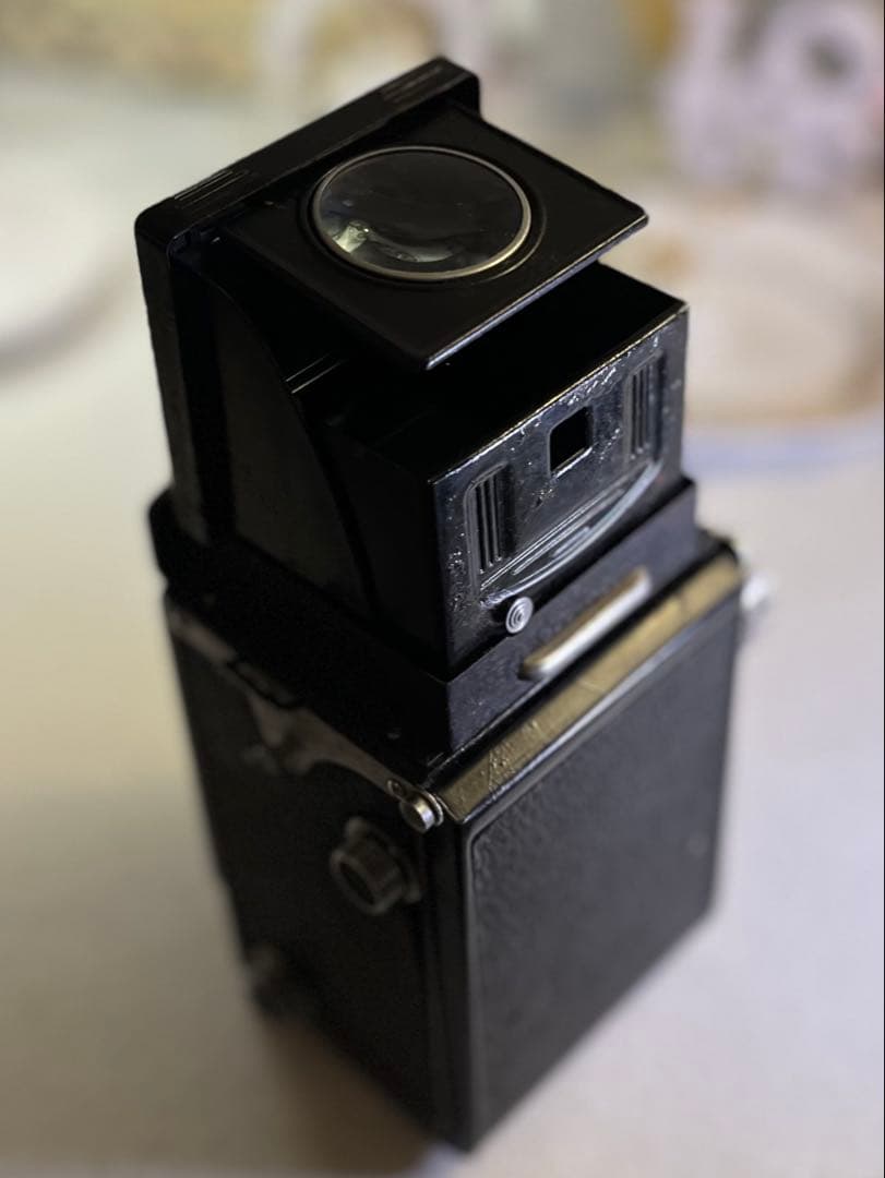 TOYOCAFLEX 二眼レフカメラ レンズ8cm f3.5 革ケース美品