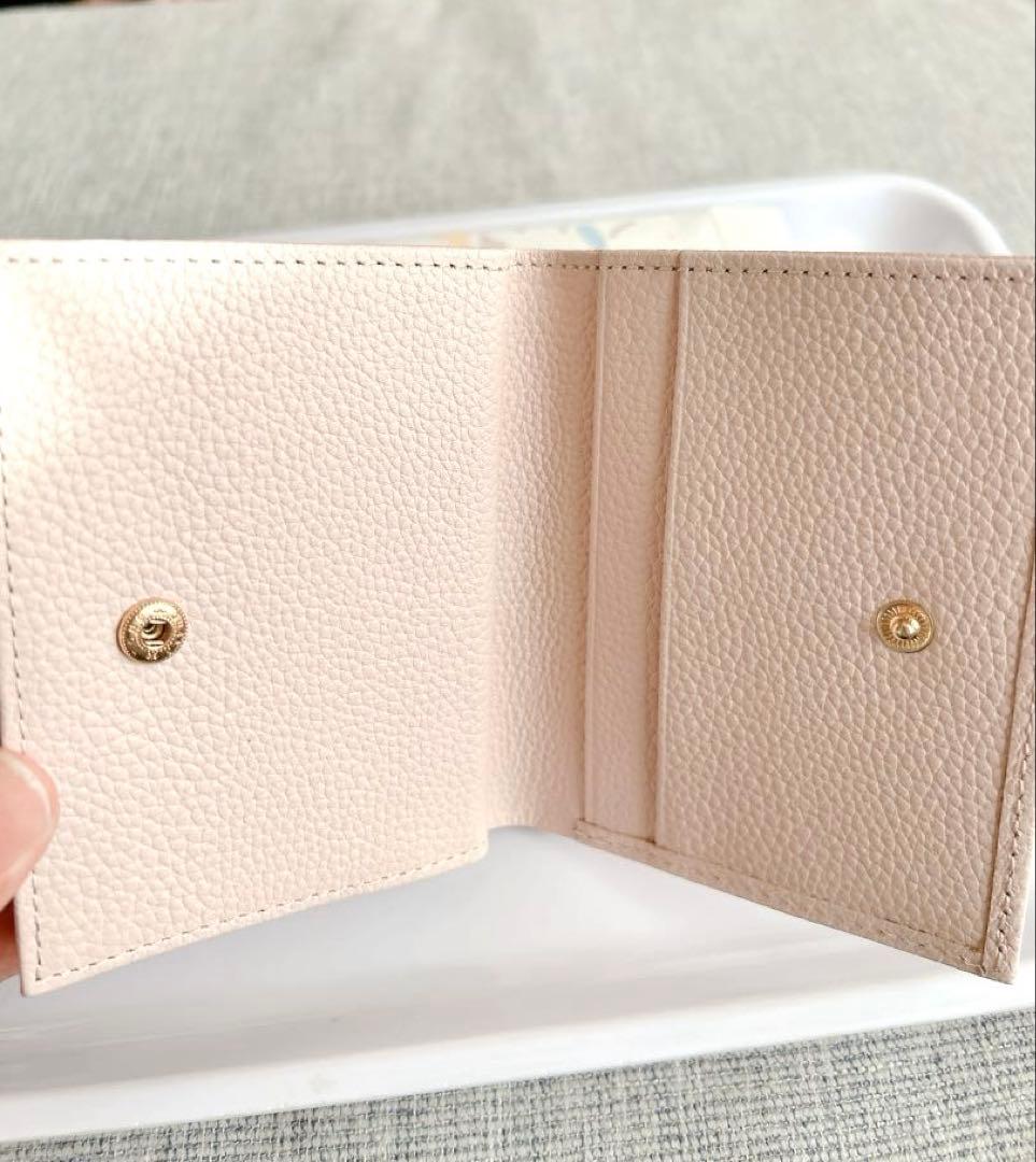 皇居財布　がま口　二つ折り　ピンク